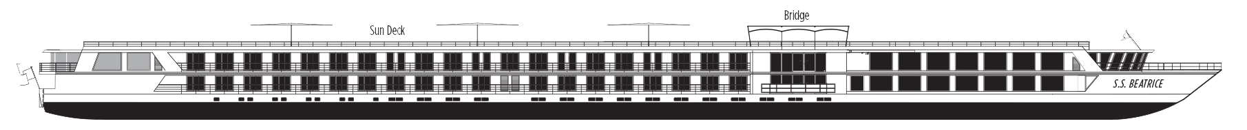 Uniworld Boutique River Cruises S.S Beatrice Sun Deck 2026